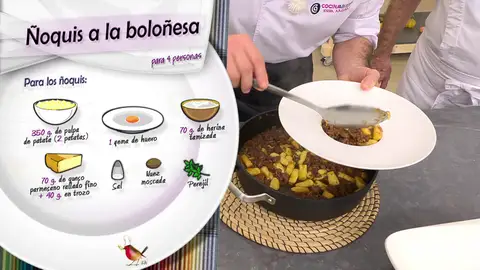 Ingredientes para los ñoquis Ingredientes para los ñoquis
