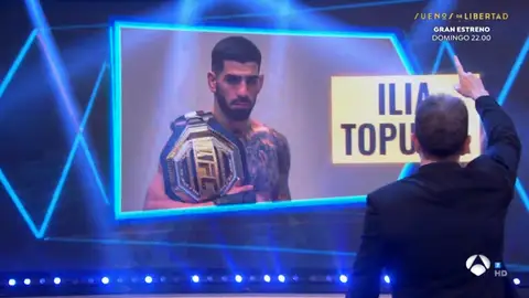 ¡Exclusiva! Ilia Topuria estará en El Hormiguero tras proclamarse campeón del mundo en la UFC ¡Exclusiva! Ilia Topuria estará en El Hormiguero tras proclamarse campeón del mundo en la UFC