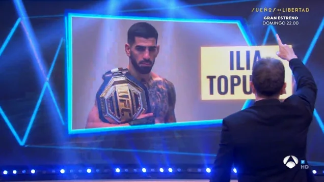 &iexcl;Exclusiva! Ilia Topuria estar&aacute; en El Hormiguero tras proclamarse campe&oacute;n del mundo en la UFC