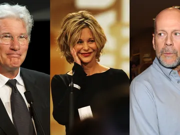 Richard Gere, Meg Ryan y Bruce Willis Richard Gere, Meg Ryan y Bruce Willis