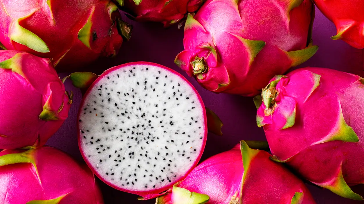 Pitaya, también conocida como fruta del dragón Pitaya, también conocida como fruta del dragón