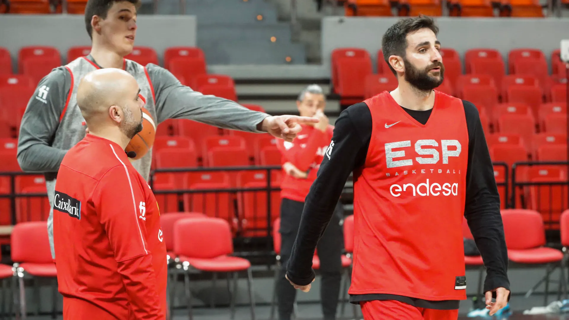 Ricky Rubio, con la selección española de baloncesto Ricky Rubio, con la selección española de baloncesto
