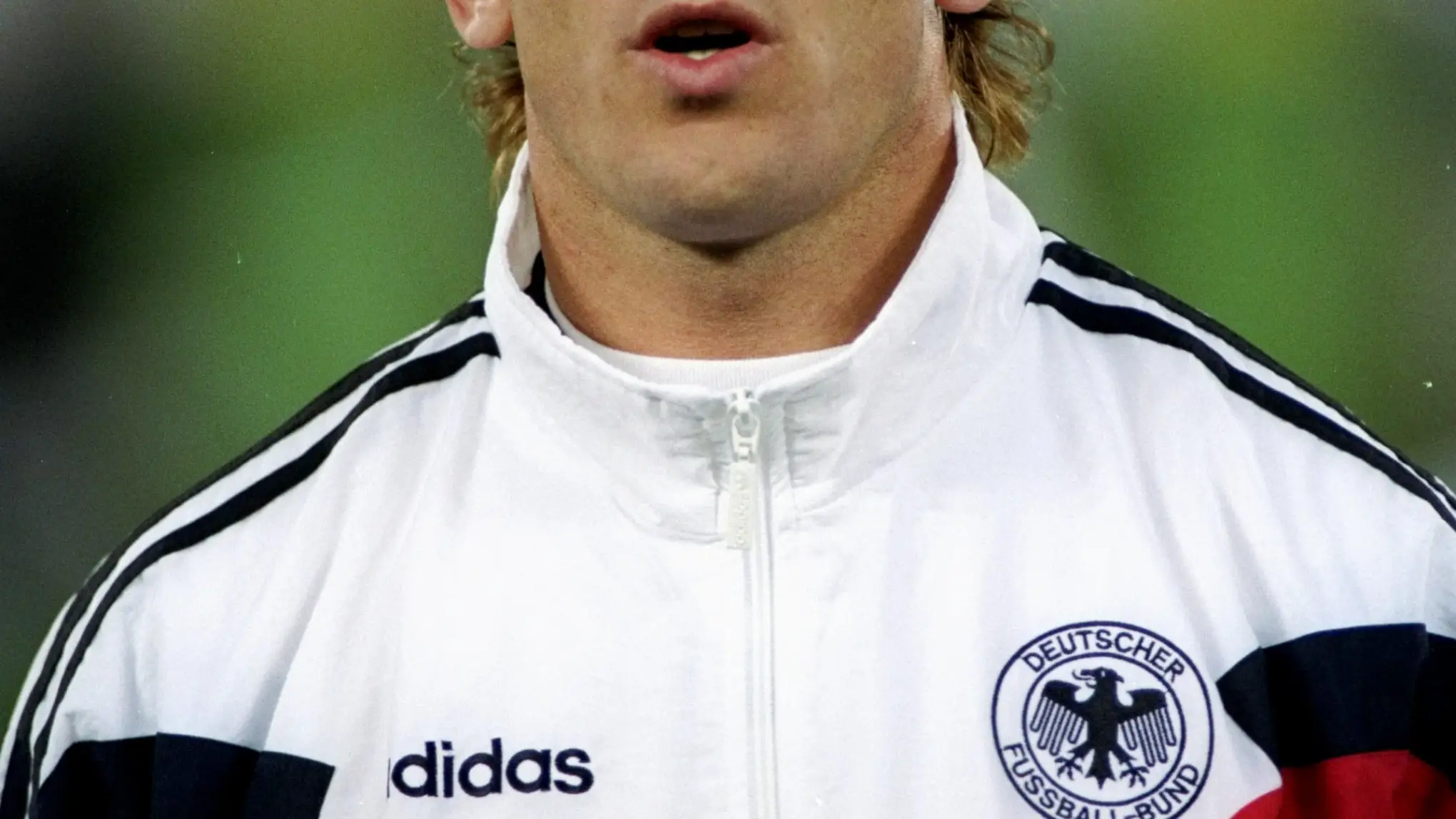 Andreas Brehme con la selección alemana en 1992 Andreas Brehme con la selección alemana en 1992