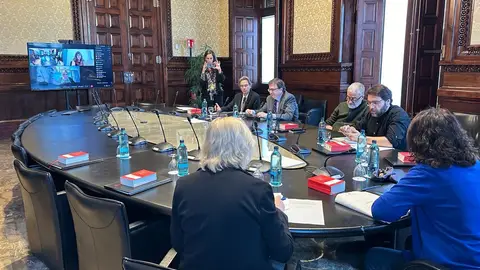 Reunión de la Mesa del Parlament Reunión de la Mesa del Parlament