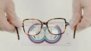 Imagen de archivo de unas gafas Imagen de archivo de unas gafas