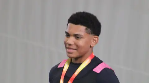 El atleta Hugo Casañas El atleta Hugo Casañas