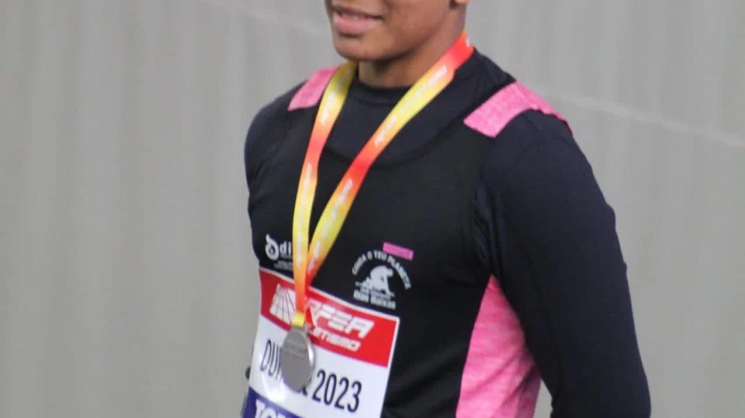 El atleta Hugo Casañas El atleta Hugo Casañas