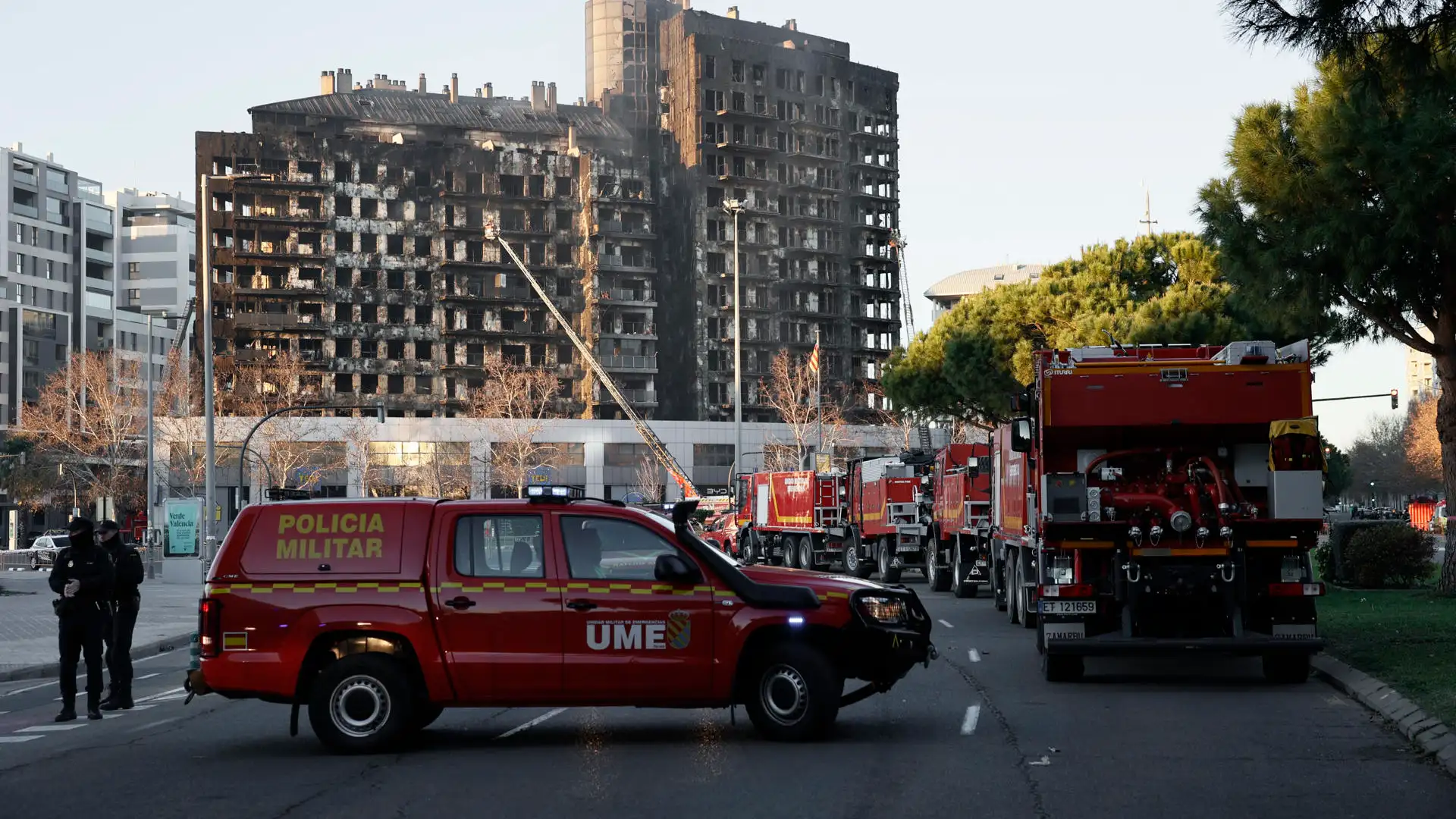Incendio en Valencia
