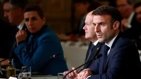 El presidente francés Emmanuel Macron El presidente francés Emmanuel Macron