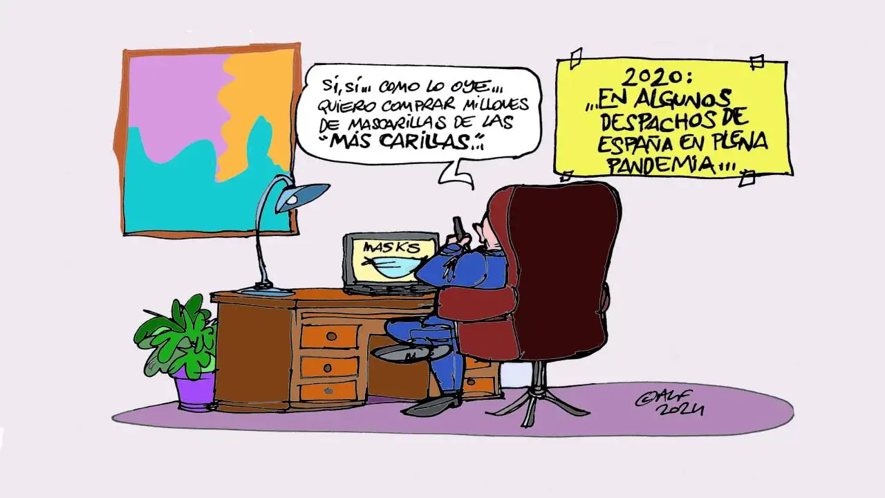 El caso Koldo, en la vi&ntilde;eta gr&aacute;fica de Alfredo Boto-Herv&aacute;s