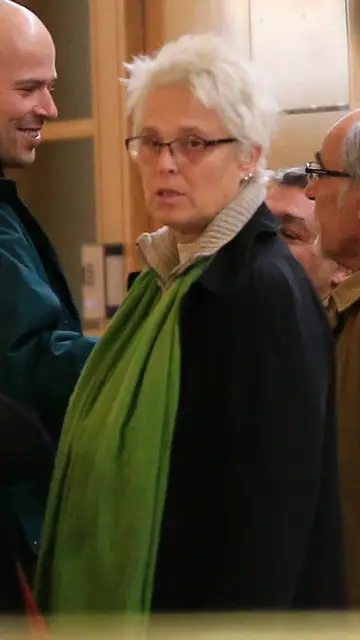 Lucía Dominguín en el entierro de su hija, Bimba Bosé, en 2017 Lucía Dominguín en el entierro de su hija, Bimba Bosé, en 2017