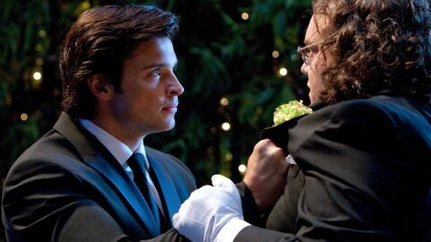 Tom Welling y Chris Gauthier en Smallville