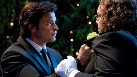 Tom Welling y Chris Gauthier en Smallville Tom Welling y Chris Gauthier en Smallville