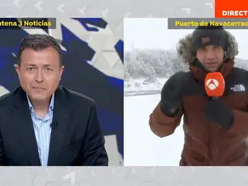 César Gonzalo, en Navacerrada. César Gonzalo, en Navacerrada.