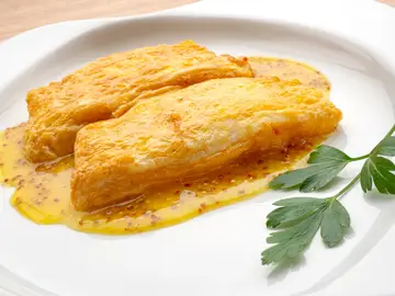 Receta de bacalao con salsa de naranja y mostaza, de Karlos Arguiñano
