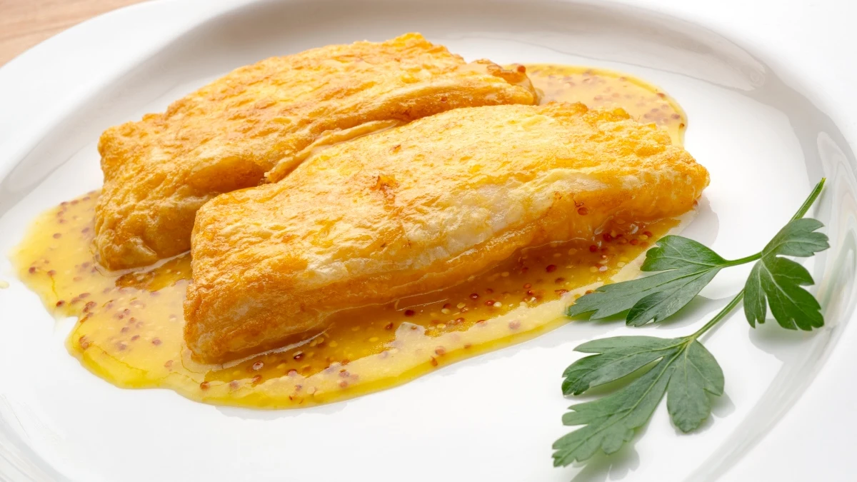 Receta de bacalao con salsa de naranja y mostaza, de Karlos Argui&ntilde;ano