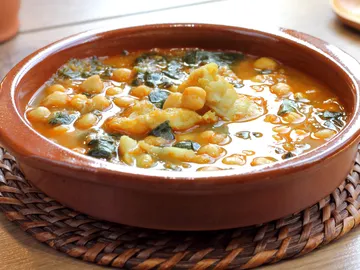 Garbanzos con bacalao Garbanzos con bacalao