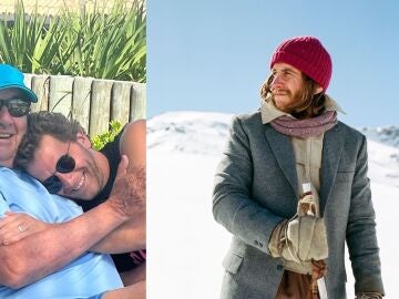 Nando Parrado y Agustín Pardella, superviviente y actor de La sociedad de la nieve