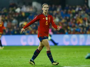 Aitana Bonmatí, en un partido con la selección española Aitana Bonmatí, en un partido con la selección española