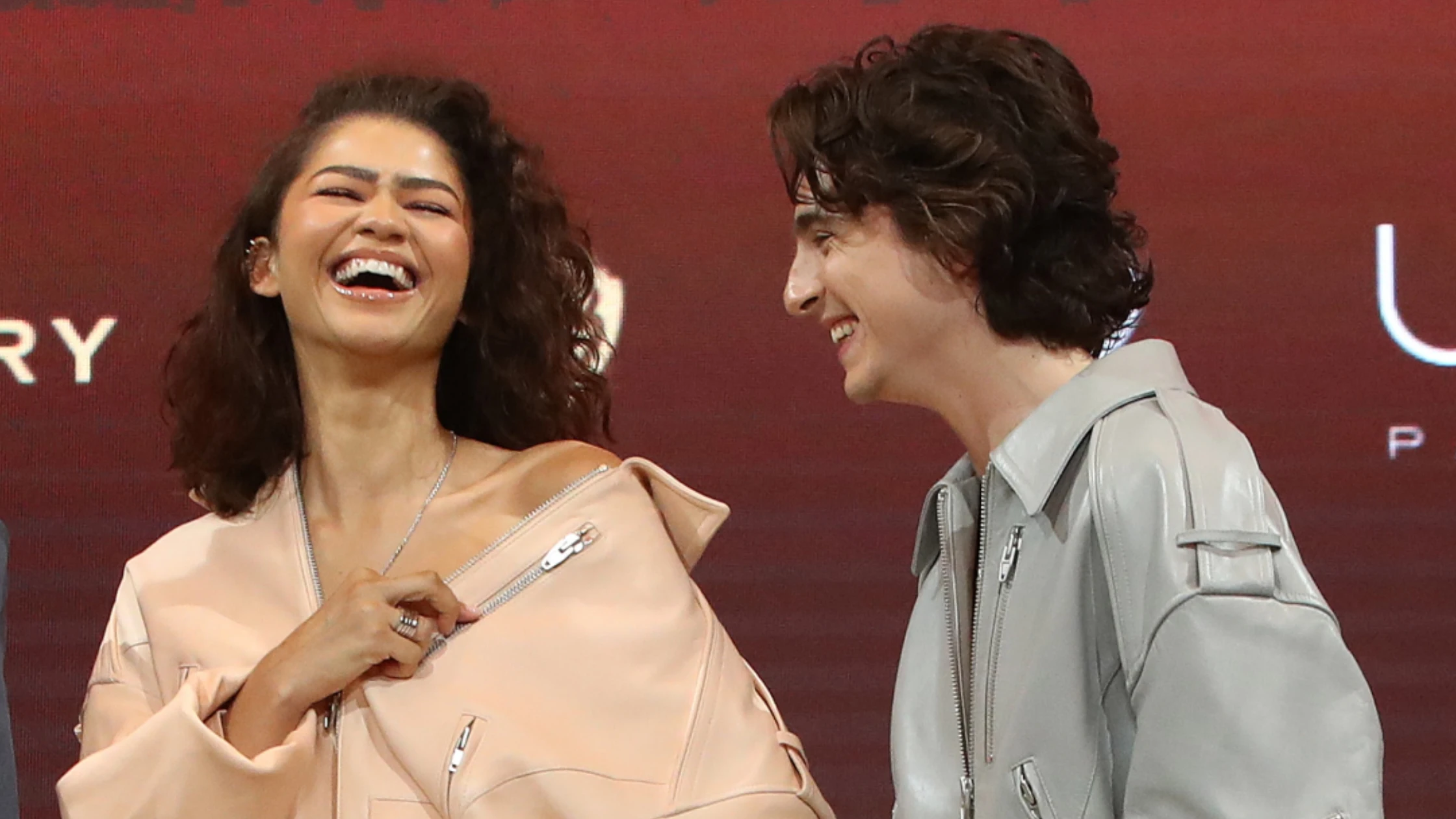 Zendaya y Timothée Chalamet Zendaya y Timothée Chalamet
