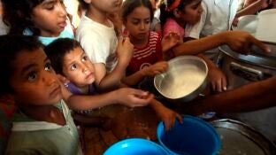 Ni&ntilde;os en Gaza