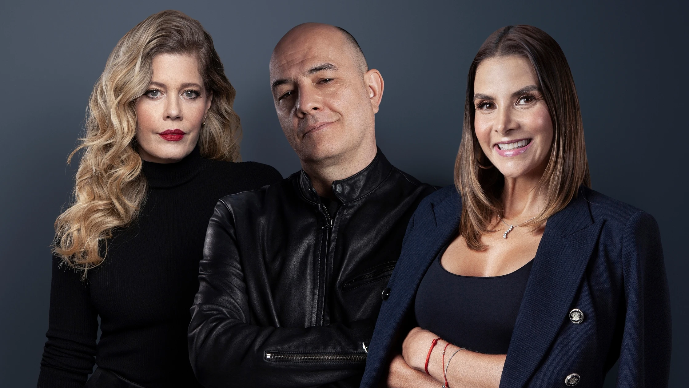 Julián Arango, Lorna Cepeda y Natalia Ramírez o La peliteñida, Marcela y Hugo en Betty, la fea Julián Arango, Lorna Cepeda y Natalia Ramírez o La peliteñida, Marcela y Hugo en Betty, la fea