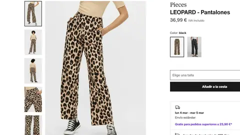 Pantalones leopardo Pantalones leopardo