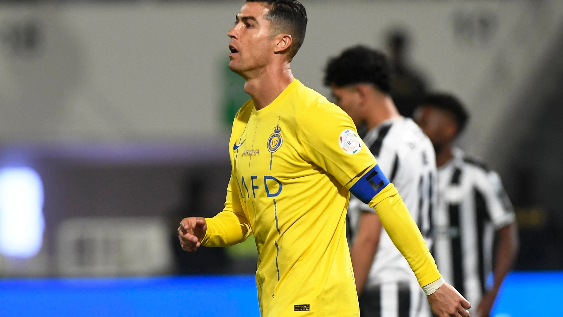 Cristiano Ronaldo, en el partido ante el Al-Shabab