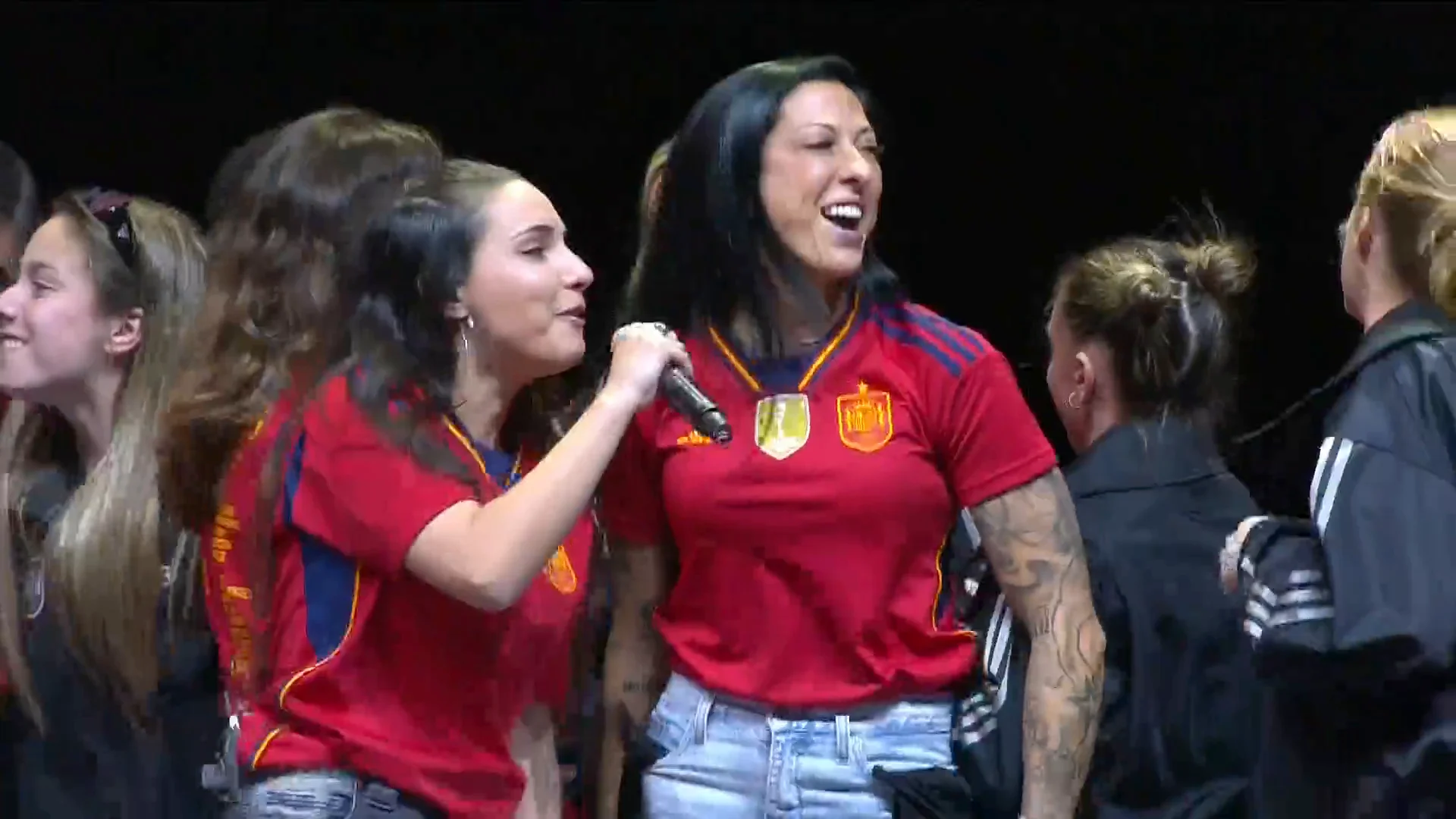 As&iacute; ha sido la fiesta de las campeonas de la Nations League en Vistalegre