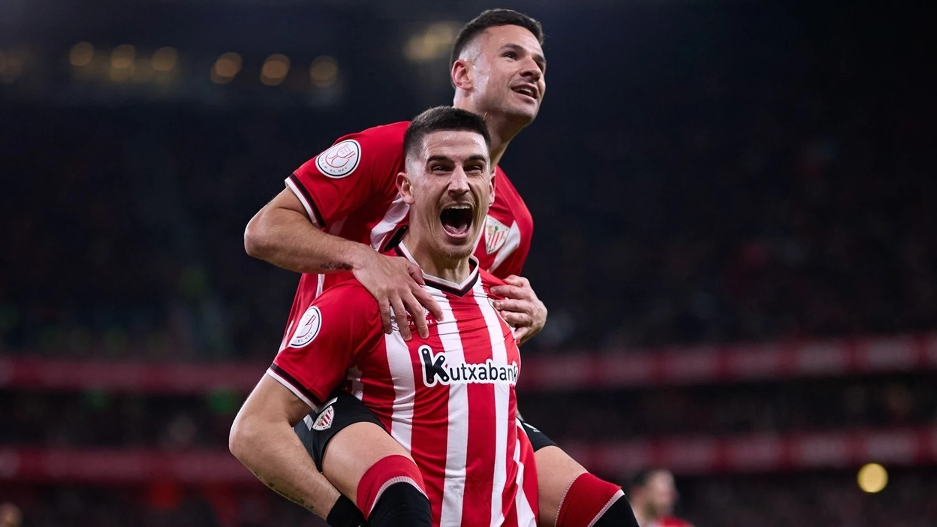 Guruzeta celebra su gol al Atleti Guruzeta celebra su gol al Atleti