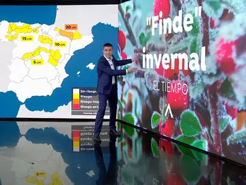 La previsión del fin de semana de César Gonzalo. La previsión del fin de semana de César Gonzalo.