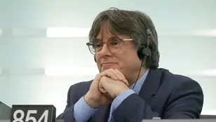 Carles Puigdemont, en la Eurocámara