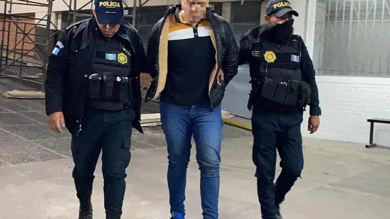 Imagen del detenido en Guatemala Imagen del detenido en Guatemala