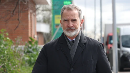 El rey Felipe en el entierro de Fernando Gómez-Acebo El rey Felipe en el entierro de Fernando Gómez-Acebo