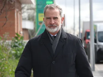 El rey Felipe en el entierro de Fernando Gómez-Acebo El rey Felipe en el entierro de Fernando Gómez-Acebo