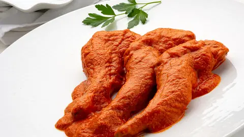 Paletillas de conejo en salsa vizcaína Paletillas de conejo en salsa vizcaína