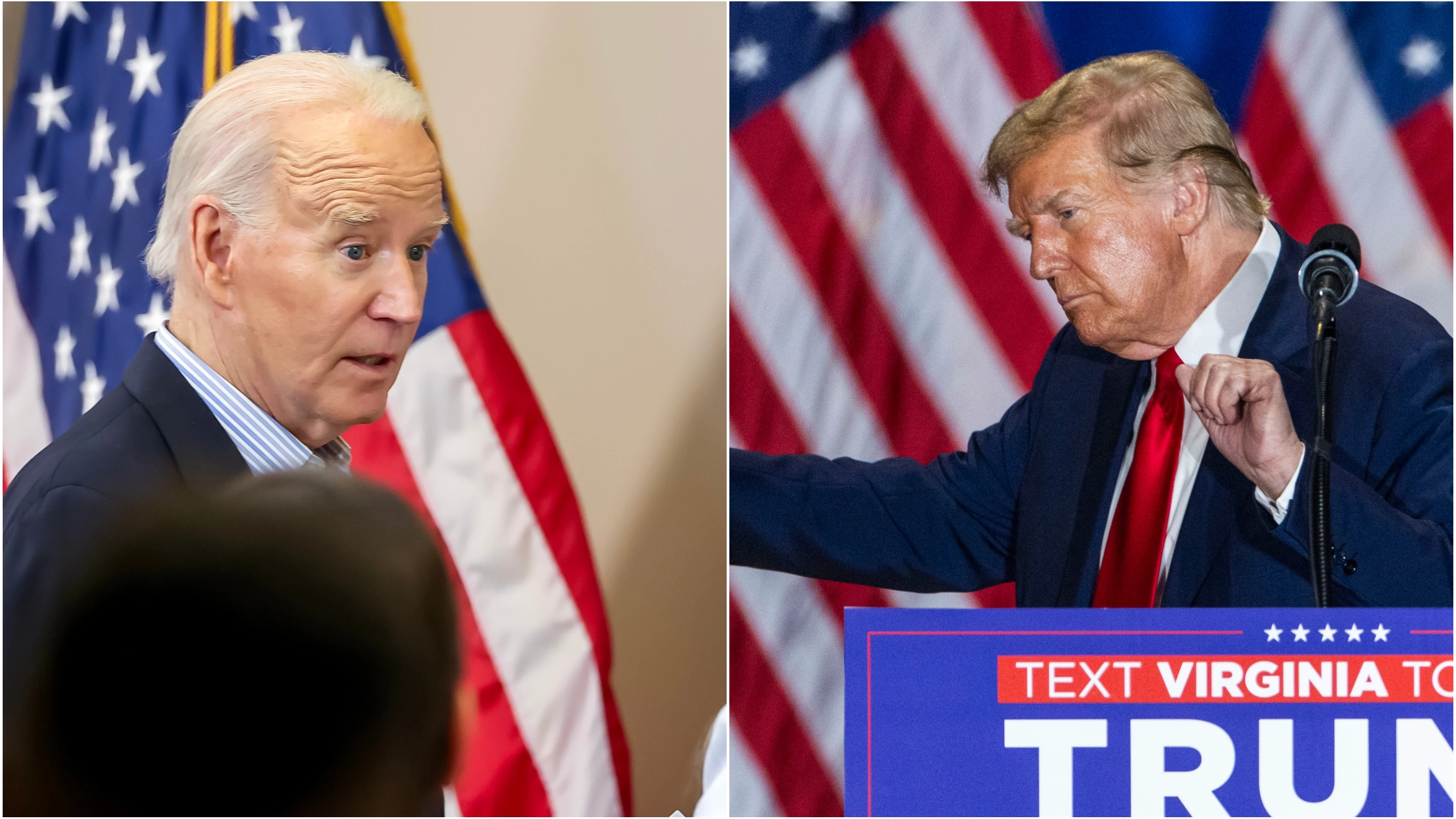 Biden y Trump