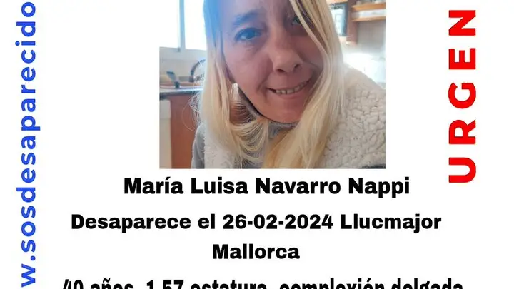 Desaparecida en Llucmajor (Mallorca) Desaparecida en Llucmajor (Mallorca)