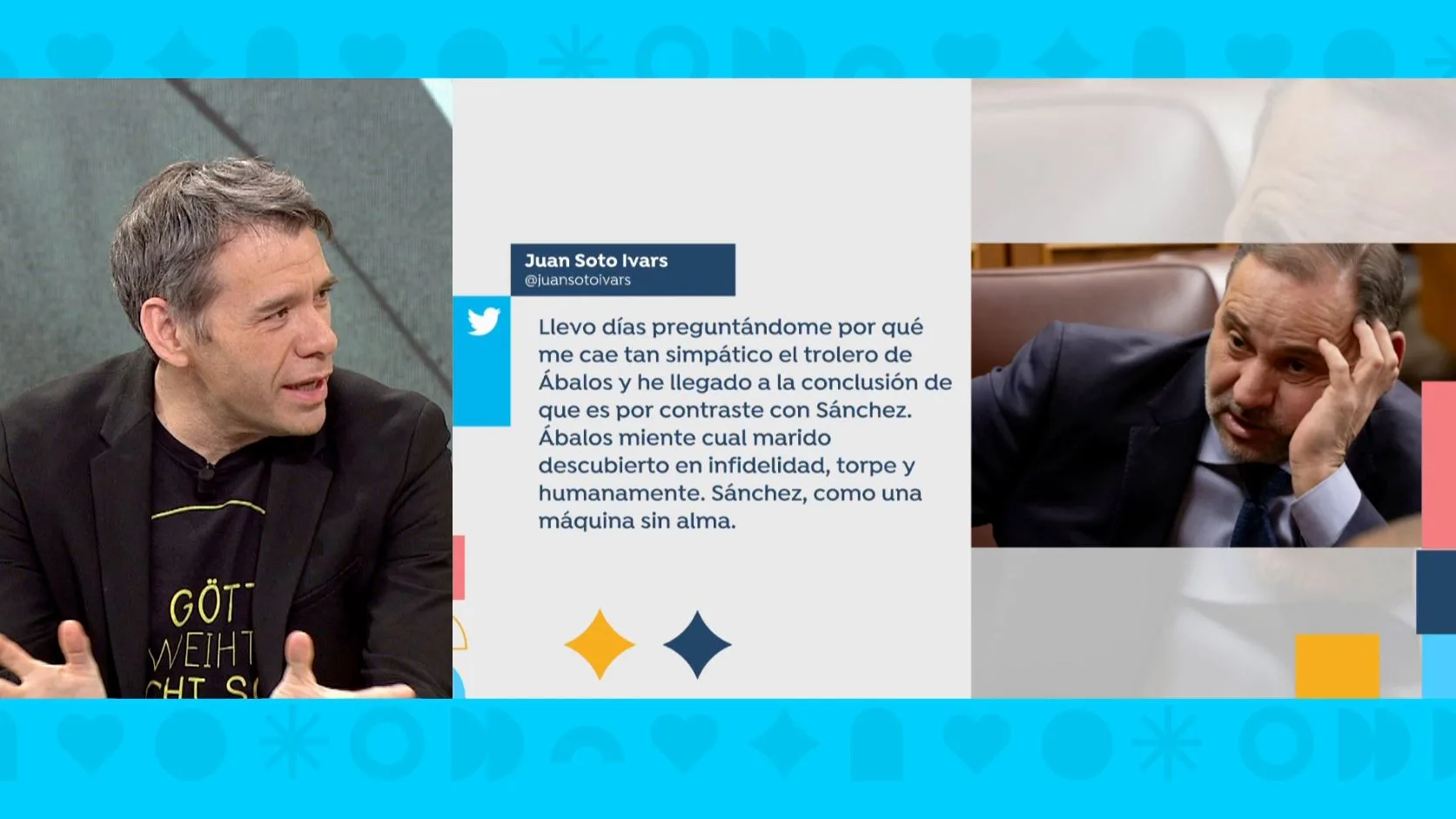Rubén Amón en Espejo Público. Rubén Amón en Espejo Público.