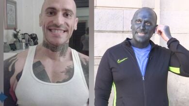 Roma Rodríguez, el hombre con la cara y el torso tatuados: 