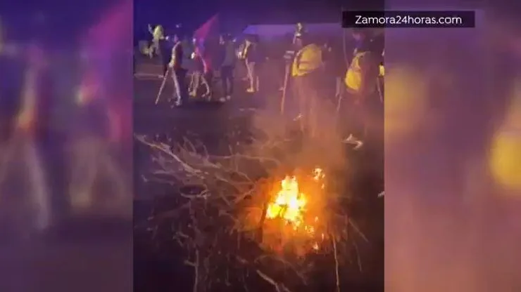 Protestas agr&iacute;colas en Zamora