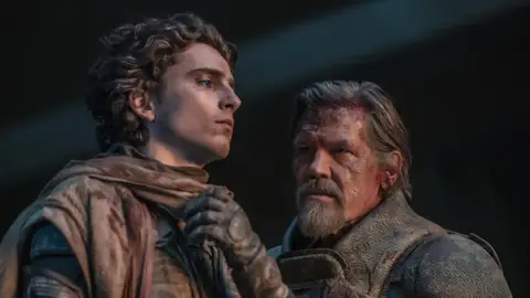 Timothée Chalamet y Josh Brolin en Dune: Parte Dos Timothée Chalamet y Josh Brolin en Dune: Parte Dos