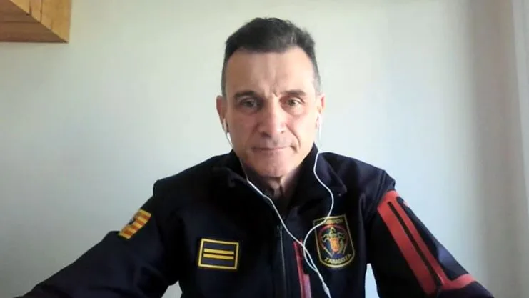 Enrique Mur, Jefe de Mando del Servicio de bomberos de Zaragoza Enrique Mur, Jefe de Mando del Servicio de bomberos de Zaragoza