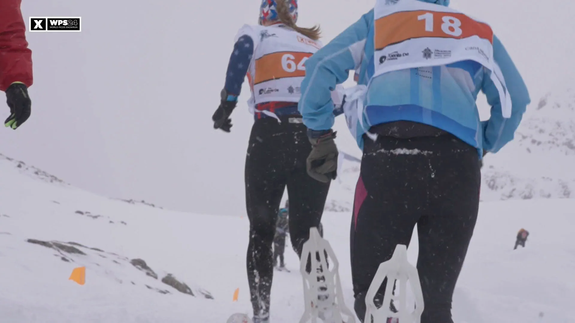 Mundial de raquetas de nieve 2024 en Fuente D&eacute; (Cantabria)