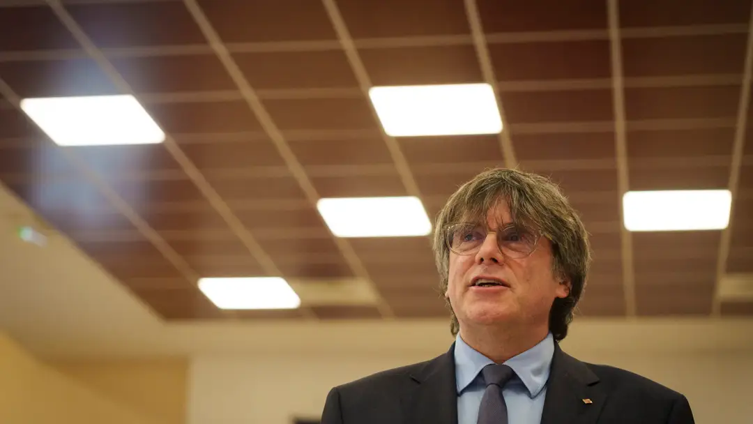 Puigdemont, durante un acto pol&iacute;tico del Consejo por la Republica