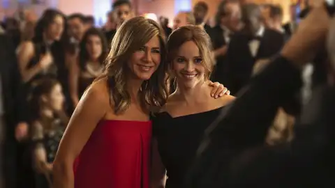 Jennifer Aniston y Reese Witherspoon en The Morning Show Jennifer Aniston y Reese Witherspoon en The Morning Show
