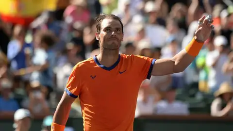 Rafa Nadal durante su participación en Indian Wells 2022 Rafa Nadal durante su participación en Indian Wells 2022