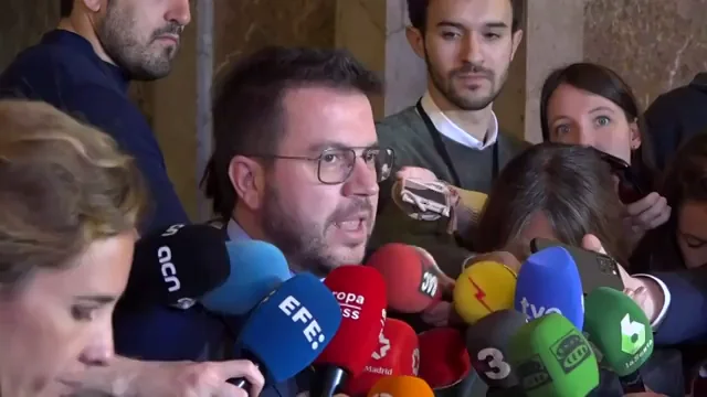 Aragonès, sobre la amnistía