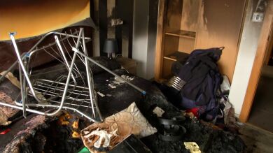 Pierde su casa en un incendio presuntamente provocado por un inquiokupa: 