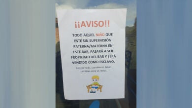 La 'amenaza' de un restaurante de Vigo para que los padres vigilen a sus hijos, si no 